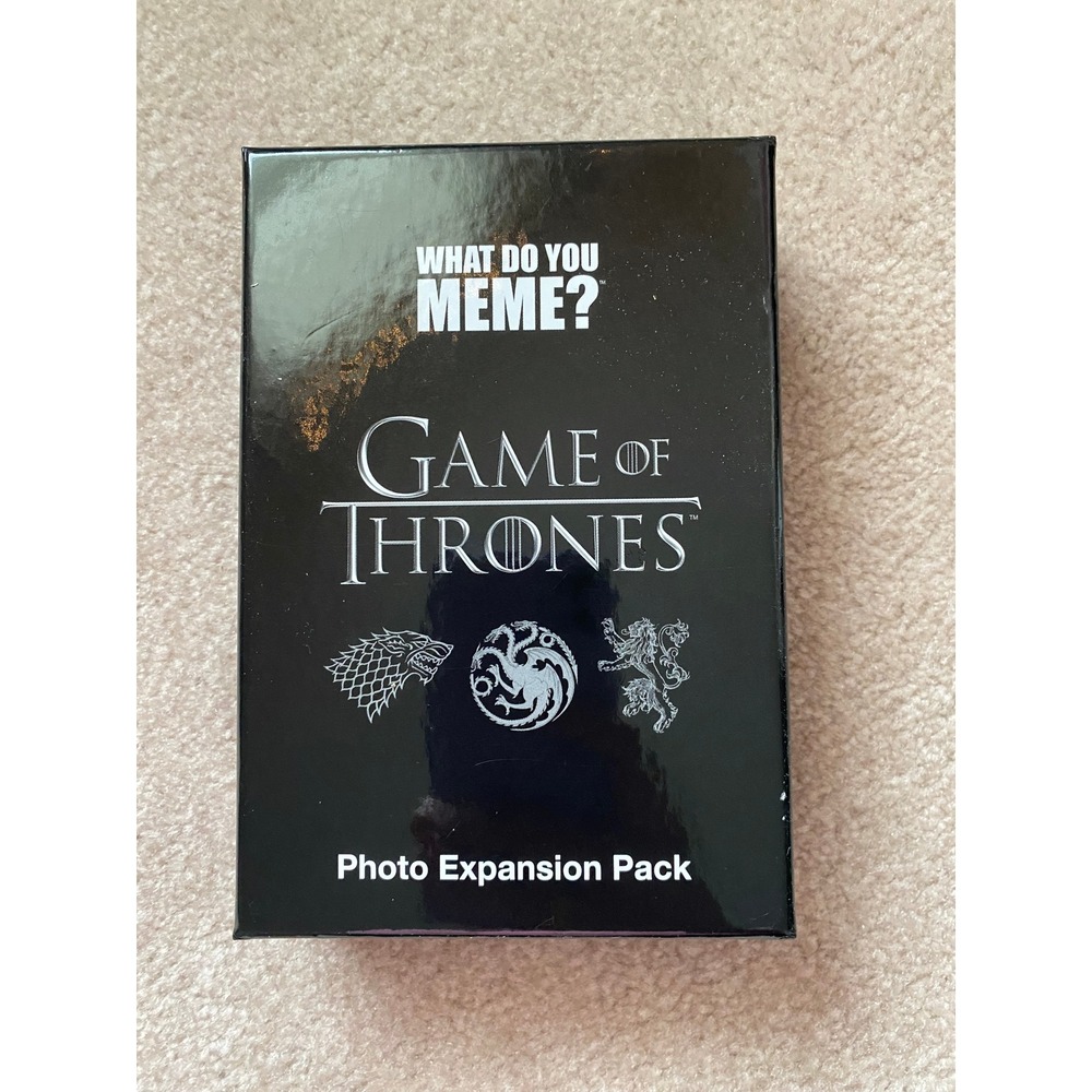 What Do You Meme Game of Thrones Photo Expansion Pack 75‎ Cards HBO Licensed